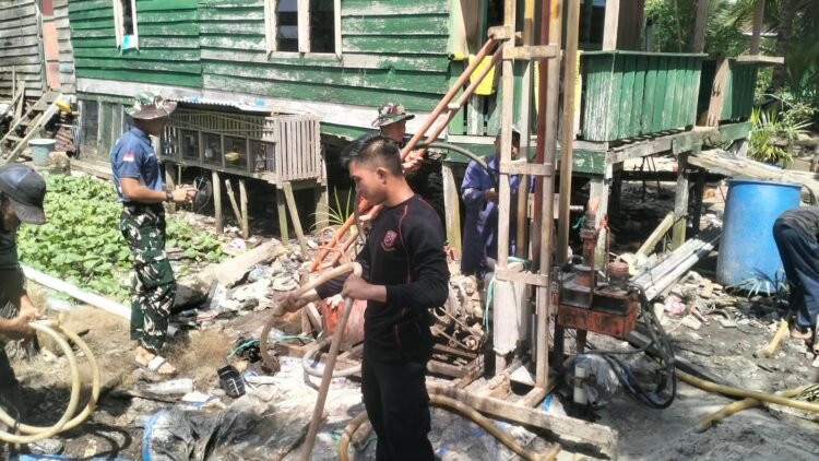 Sumur Bor TMMD di Tanjung Batu Temukan Sumber Air, Warga Segera Nikmati Air Bersih